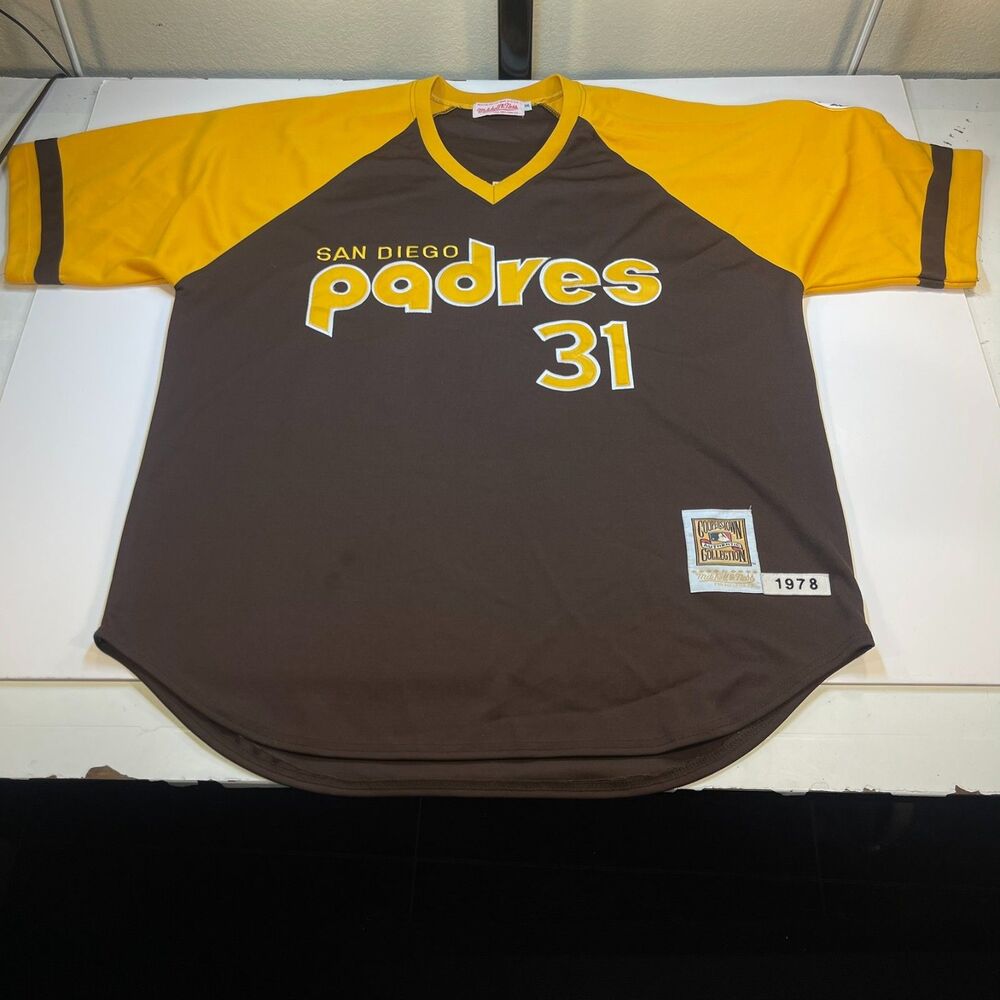 SAN DIEGO PADRES Dave Winfield Throwback Baseball Jersey Sz Mens 3XL